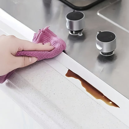 4 ROLLS Caulk Tape Long-Lasting Self-Adhesive Waterproof Strips for Bathroom & Kitchen, Caulking Tape, Instant Application, No Tools Needed, Peel And Stick, Bathroom Accessories, Bathroom, Bathroom Must Haves, Toilet Tape
