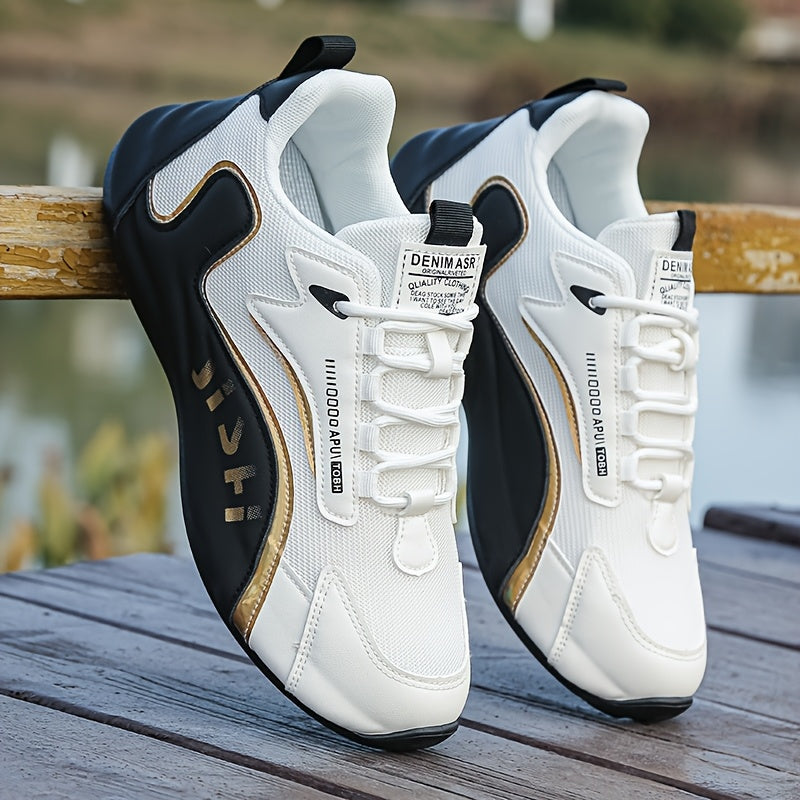 1 Pair Of Men'S Sports And Leisure Training Shoes, Casual And Comfortable, Suitable For Walking, Outdoor Training, Travel And Wearing