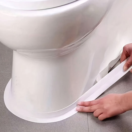 4 ROLLS Caulk Tape Long-Lasting Self-Adhesive Waterproof Strips for Bathroom & Kitchen, Caulking Tape, Instant Application, No Tools Needed, Peel And Stick, Bathroom Accessories, Bathroom, Bathroom Must Haves, Toilet Tape
