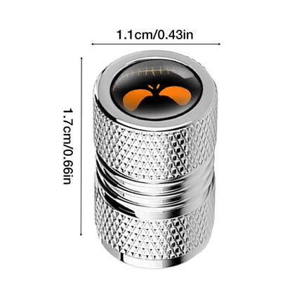 4PCS/Set Aluminium Alloy Car Wheel Tire Valve Air Caps Stem Cover Dustproof Auto Motorcycles Skull Styling Accessories Car Decor