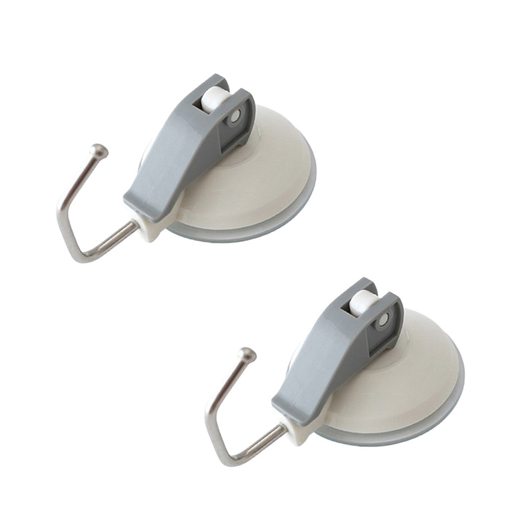 Free Shiping Household Bathroom/Kitchen Heavy Duty Large Suction Cup Hooks Snap Lever Vacuum Holder Housewear & Furnishings