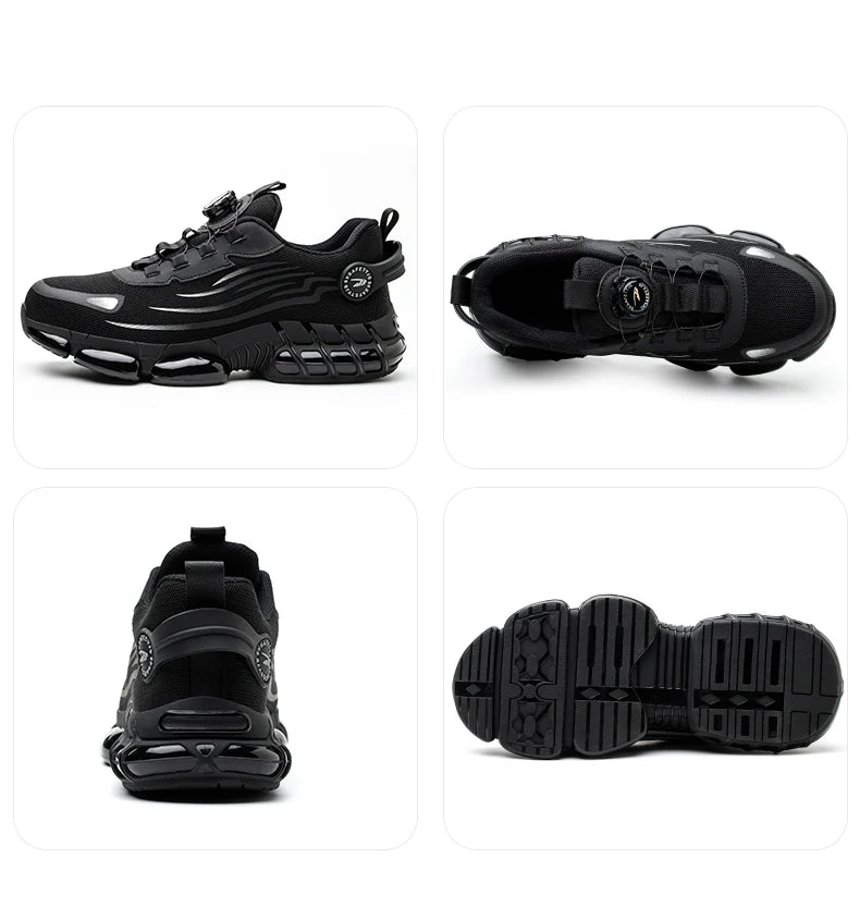 Breathable lace-free soft sole comfortable anti-smash anti-puncture labour insurance shoes