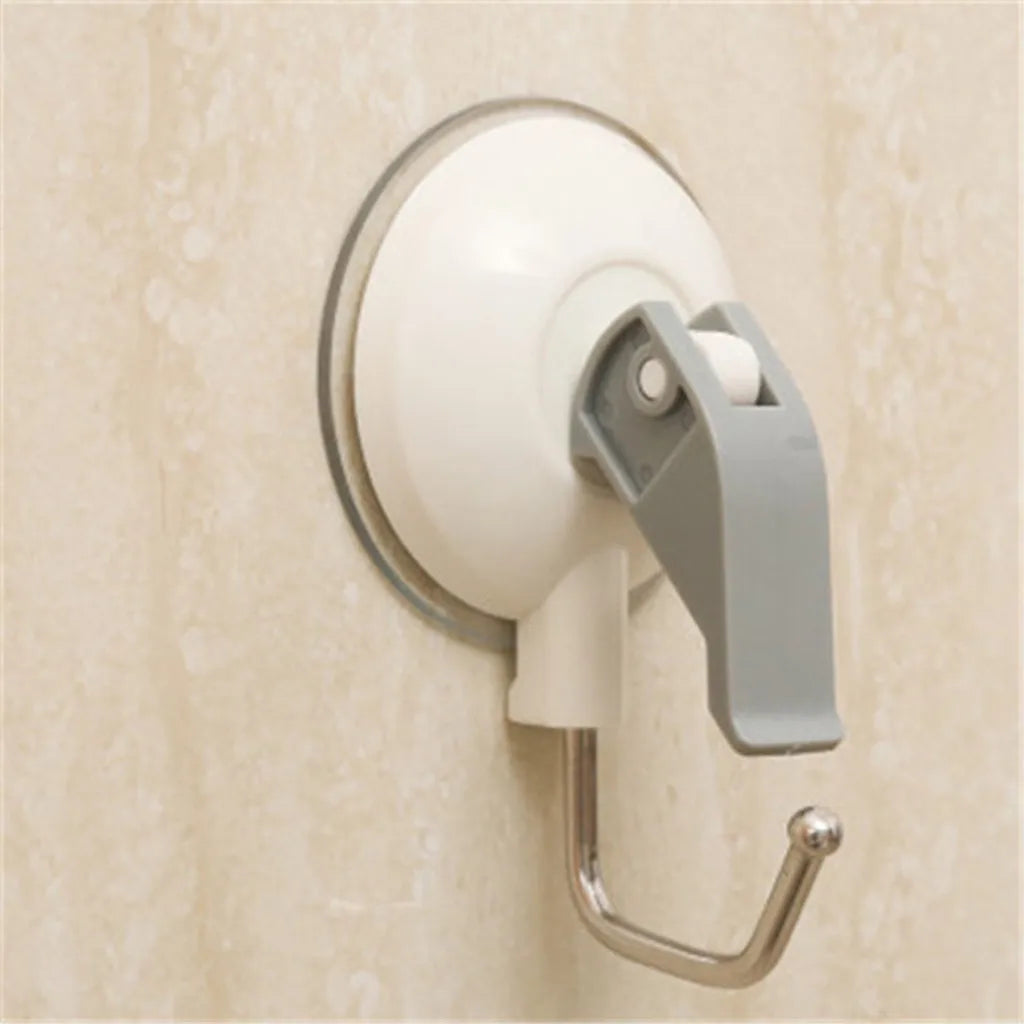 Free Shiping Household Bathroom/Kitchen Heavy Duty Large Suction Cup Hooks Snap Lever Vacuum Holder Housewear & Furnishings
