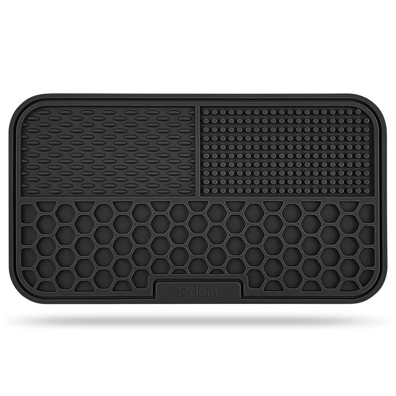 New Slow-Feeding Eco-Friendly Durable Non-Toxic Silicone Pet Placemat - Essential Anti-Choking Anti-Slip Dog Lick Mat - Ideal Su