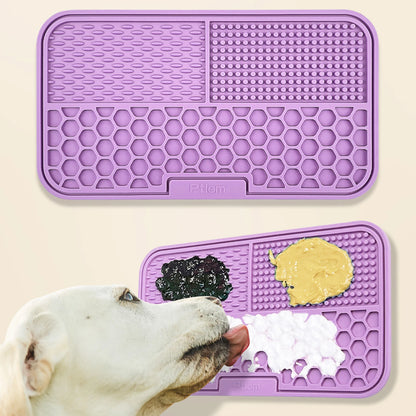New Slow-Feeding Eco-Friendly Durable Non-Toxic Silicone Pet Placemat - Essential Anti-Choking Anti-Slip Dog Lick Mat - Ideal Su