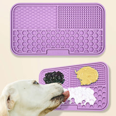 New Slow-Feeding Eco-Friendly Durable Non-Toxic Silicone Pet Placemat - Essential Anti-Choking Anti-Slip Dog Lick Mat - Ideal Su