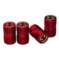 4PCS/Set Aluminium Alloy Car Wheel Tire Valve Air Caps Stem Cover Dustproof Auto Motorcycles Skull Styling Accessories Car Decor