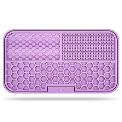 New Slow-Feeding Eco-Friendly Durable Non-Toxic Silicone Pet Placemat - Essential Anti-Choking Anti-Slip Dog Lick Mat - Ideal Su