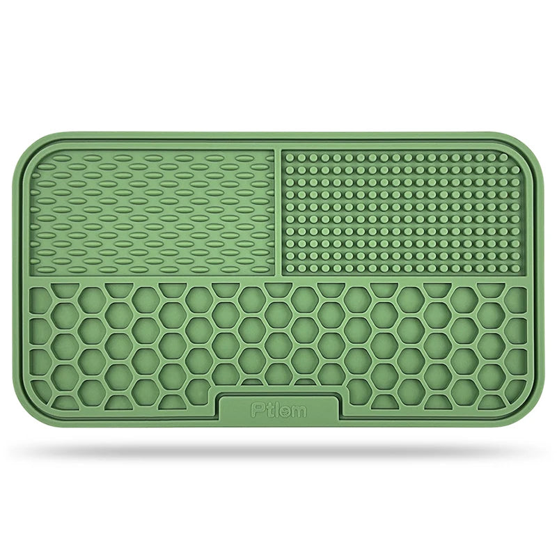 New Slow-Feeding Eco-Friendly Durable Non-Toxic Silicone Pet Placemat - Essential Anti-Choking Anti-Slip Dog Lick Mat - Ideal Su