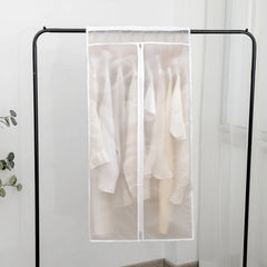 Hanging Garment Storage Bag Garment Clothes Cover Protector Translucent Dustproof Waterproof for Wardrobe with Full Zipper