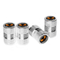 4PCS/Set Aluminium Alloy Car Wheel Tire Valve Air Caps Stem Cover Dustproof Auto Motorcycles Skull Styling Accessories Car Decor