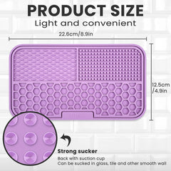 New Slow-Feeding Eco-Friendly Durable Non-Toxic Silicone Pet Placemat - Essential Anti-Choking Anti-Slip Dog Lick Mat - Ideal Su